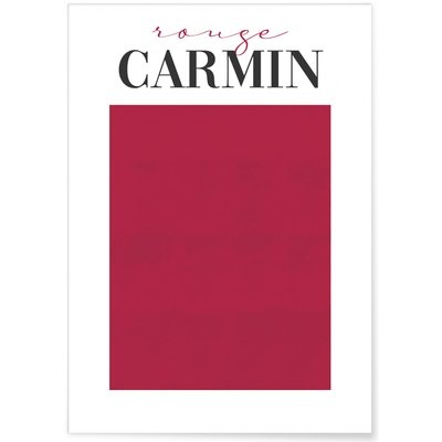 Affiche Rouge Carmin L'AFFICHERIE