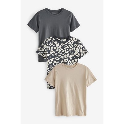 T-Shirts ras du cou essentiels, lot de 3 NEXT