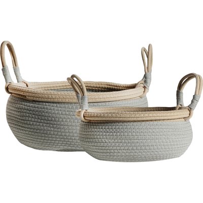 Panier en coton (lot de 2), Cleo RECOLLECTION