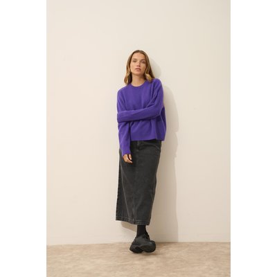 Pull Col Rond 4 Fils Améthyste Lavinia JUST CASHMERE