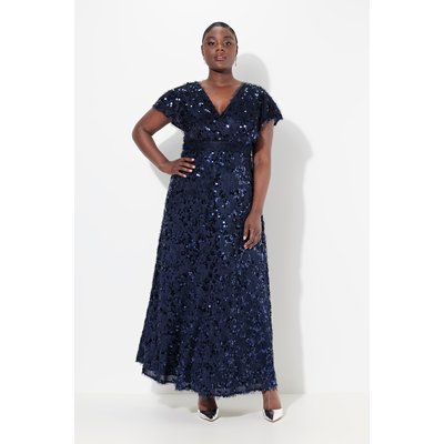 Robe de soirée avec franges et paillettes ULLA POPKEN