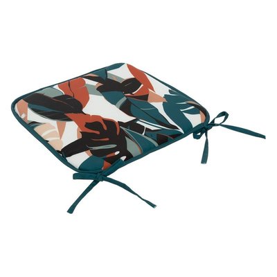 Lot de 4 galettes de chaise extérieur Feuilles 38x38 ATMOSPHERA