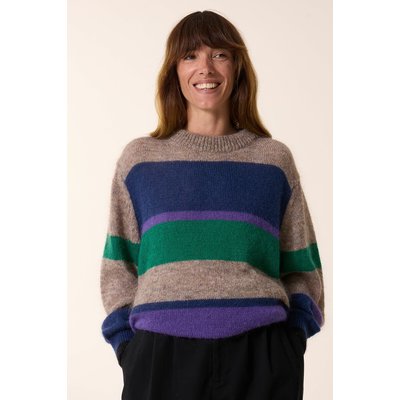 Gestreifter Langarm-Pullover MADRA LEON & HARPER