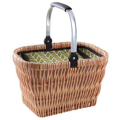 Panier isotherme à anse pliable en osier AUBRY GASPARD