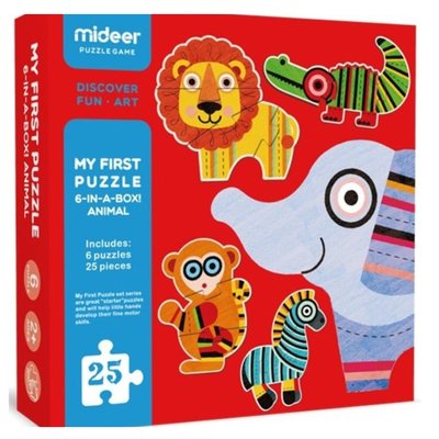 Mon 1er puzzle animaux de la jungle MIDEER