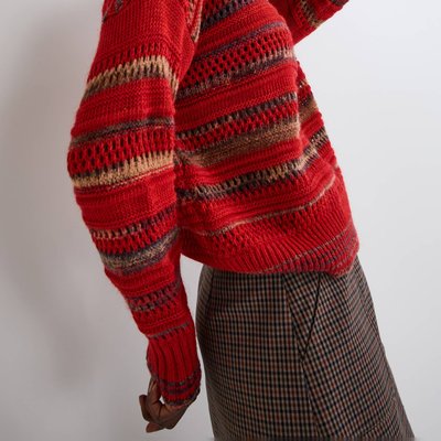 Pull manches longues col montant MONOPRIX