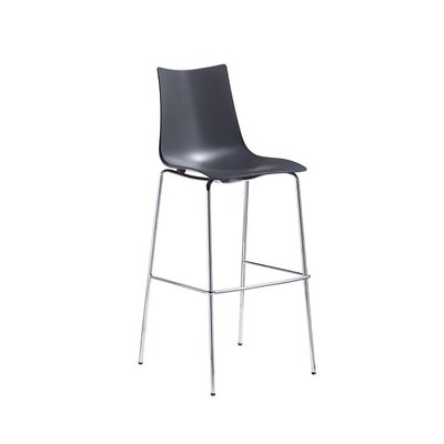 2 Tabourets de bar design - ZEBRA TECHNOPOLYMER 65h - lot de 2 - deco design SCAB DESIGN