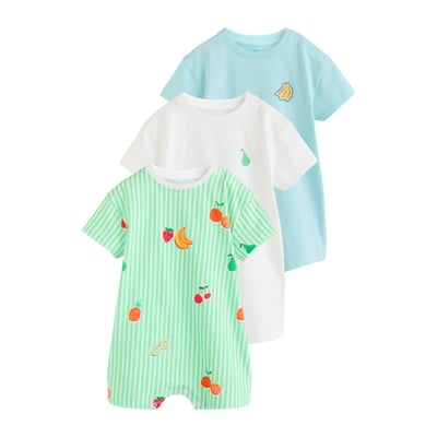 Grenouillères en jersey, lot de 3 NEXT