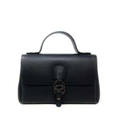 Sac trapèze en cuir grainé NUMERO 8 OH MY BAG