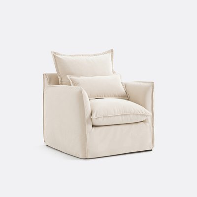Fauteuil in fluweel, Odna LA REDOUTE INTERIEURS