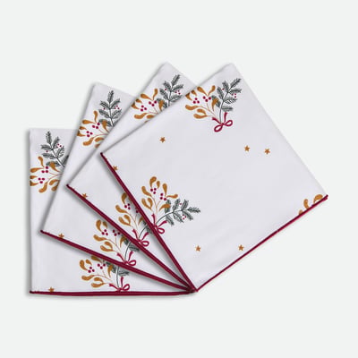 Set of 4 Livana Printed Cotton Napkins LA REDOUTE INTERIEURS
