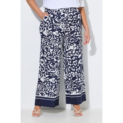 Pantalon à enfiler, jambe large ULLA POPKEN