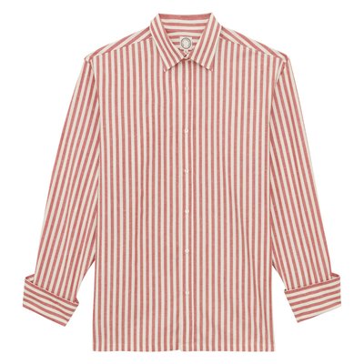Chemise Nova en coton rouge INES DE LA FRESSANGE PARIS
