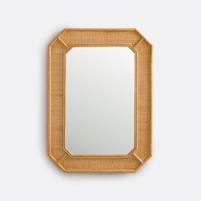 Specchio in rattan impagliato, 85x62 cm, Somea LA REDOUTE INTERIEURS