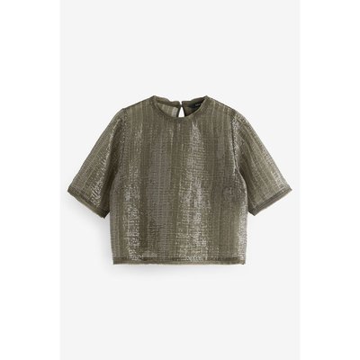 T-shirt à manches courtes et sequins NEXT