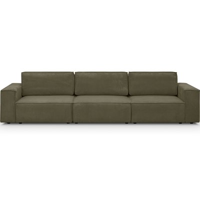 Canapé modulable 5 places en velours côtelé - Harper Mod HOMIFAB