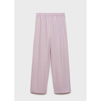 Pantalon en coton garment washed MANGO