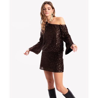 Robe courte à paillettes THE-ARE