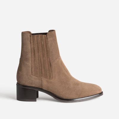Boots À Talon en cuir NOLWENN ERAM