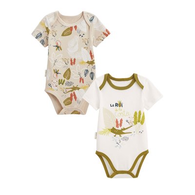 Lot de 2 bodies bébé manches courtes Costa PETIT BEGUIN