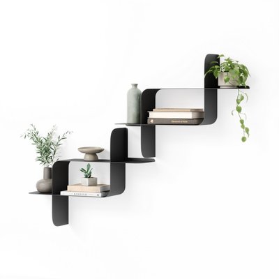Etagère murale acier modulable  Montage set de 2 UMBRA