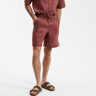 Bermuda en lin LA REDOUTE COLLECTIONS