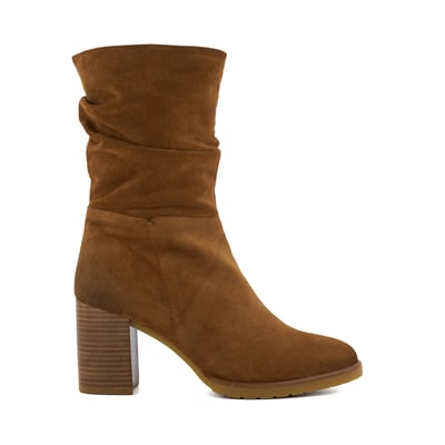 Bottines Pour Femme En Daim Avec Talon épais - Style Décontracté élégant, Bout Pointu, Doublure Confortable | Hauteur Talon 3,7 Cm - 10