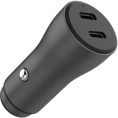 Chargeur allume cigare 60W 2x USB-C noir ADEQWAT