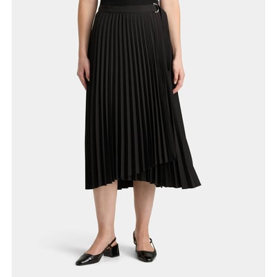 Jupe portefeuille rare plissée asymétrique GALERIES LAFAYETTE