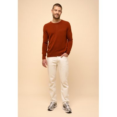 GABIN pull col rond écureuil en cachemire JUST CASHMERE