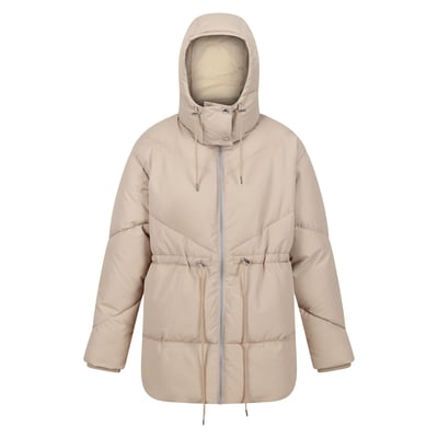 Manteau Femme Bleu Bonheur Taille 42/44 - Marron Clair/Beige Occasion Très Bon État