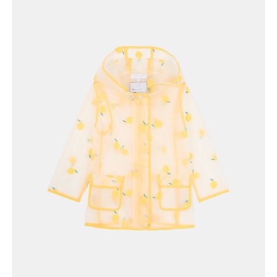 Parka Transparente Alioxa Capuche Citrons Déperlante CADET ROUSSELLE