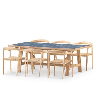 Salon de jardin, 6 fauteuils BISBAL & MODENA DEFORA HOME