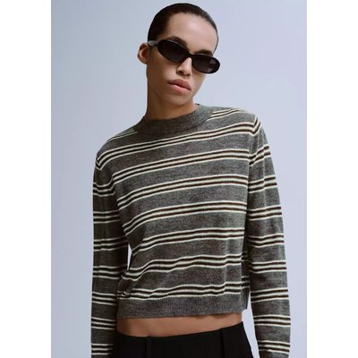 Pull-over en maille à rayures MANGO