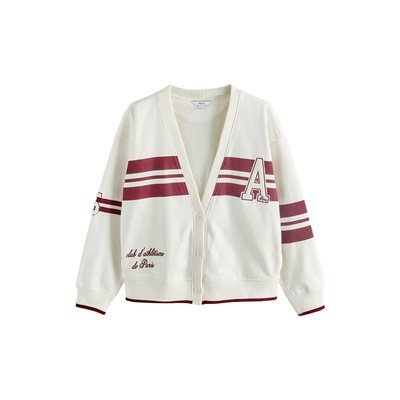 Cardigan style baseball en jersey NEXT