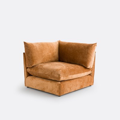 Modulaire zetel in getextureerd fluweel, Malo LA REDOUTE INTERIEURS