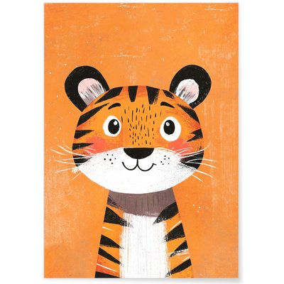 Affiche Bébé tigre L'AFFICHERIE