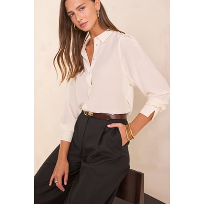 Chemise en 100% soie DAPHNEE Maison 123