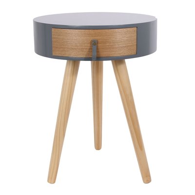 Table de chevet scandinave Nora - Diam. 35 x H. 45 cm THE HOME DECO FACTORY
