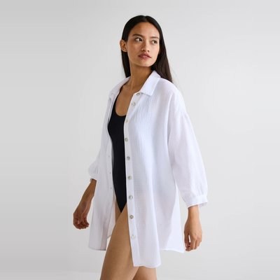 Tunique de plage en coton BIO GOTS MONOPRIX