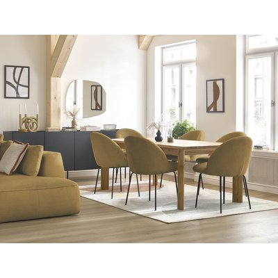 Lot de 2 chaises velours côtelé, LALIE BOBOCHIC