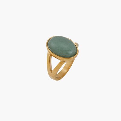Bague avec pierre Acier BALABOOSTE