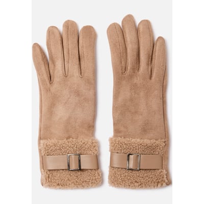 Gants suédine détail moutonné DAMART