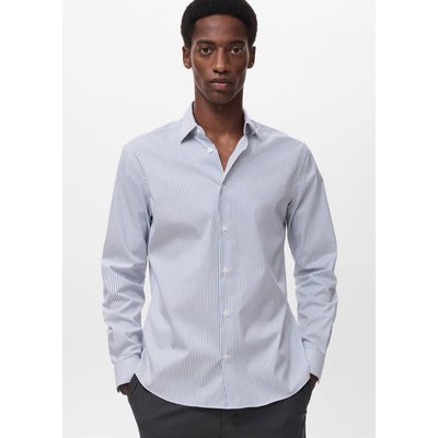 Chemise regular-fit coton rayures MANGO MAN