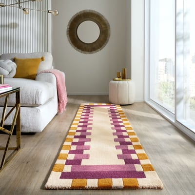 Tapis en laine de couloir KAI FLAIR RUGS