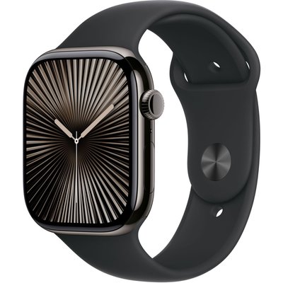 Montre connectée Serie 10 42mm Titane Ardoise M/L Cell APPLE