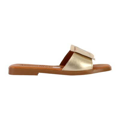 Mules Plates Cuir Alénoa THE DIVINE FACTORY