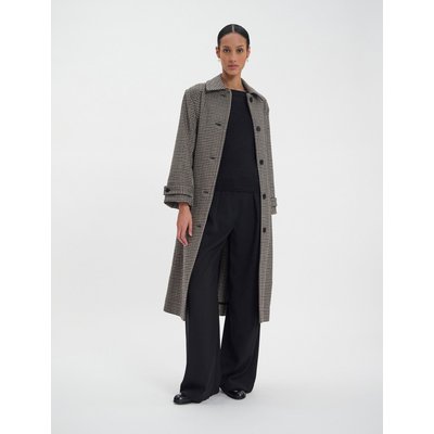 Manteau en lainage pied-de-poule esmé INES DE LA FRESSANGE PARIS
