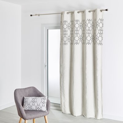 Rideau ameublement jacquard parement motif éthnique HOME MAISON