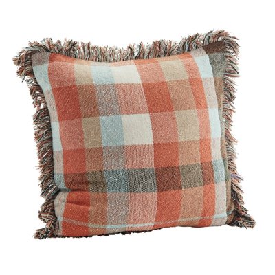Housse de coussin à carreaux coton MADAM STOLTZ